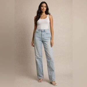 ASOS Tall Straight Light Blue Jeans